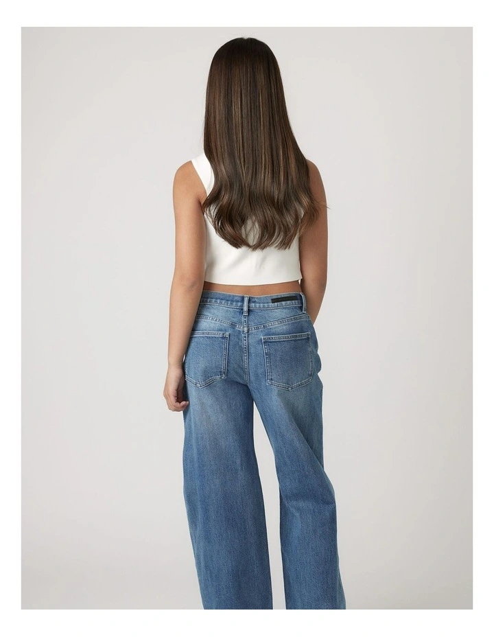 Mia Knit Corset Top in Cream image 2