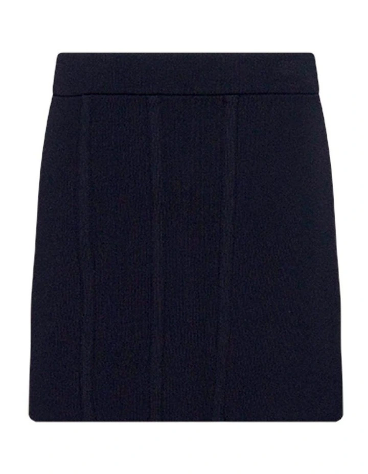 Girls Mia Mini Knit Skirt in Black image 5