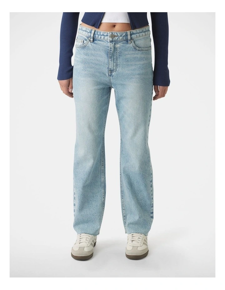 Erica Straight Jean in Mid Blues image 3