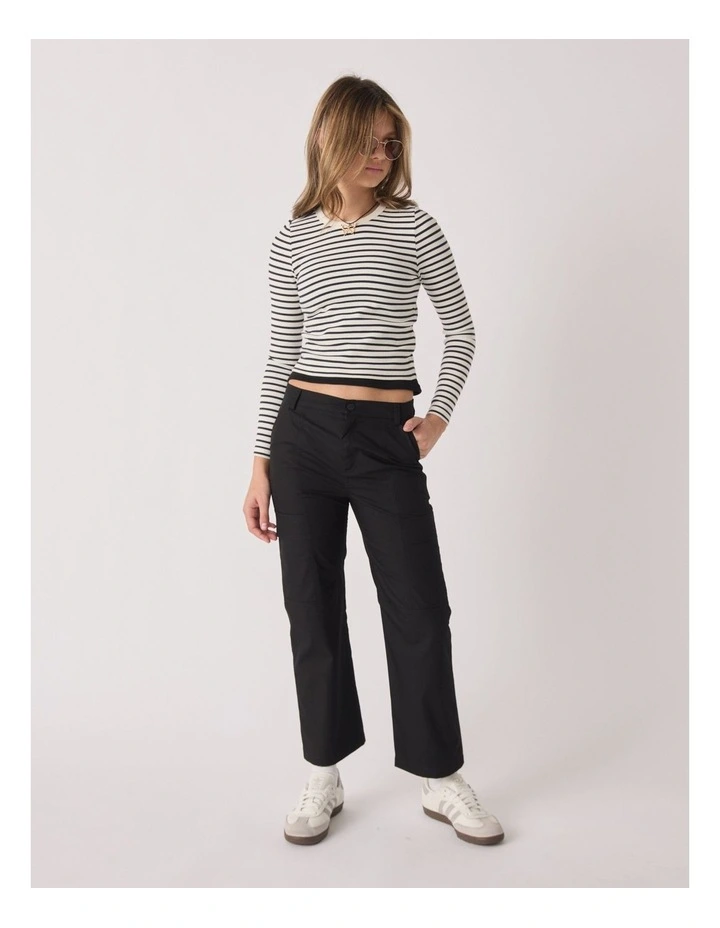 Demi Cargo Pant in Black image 1