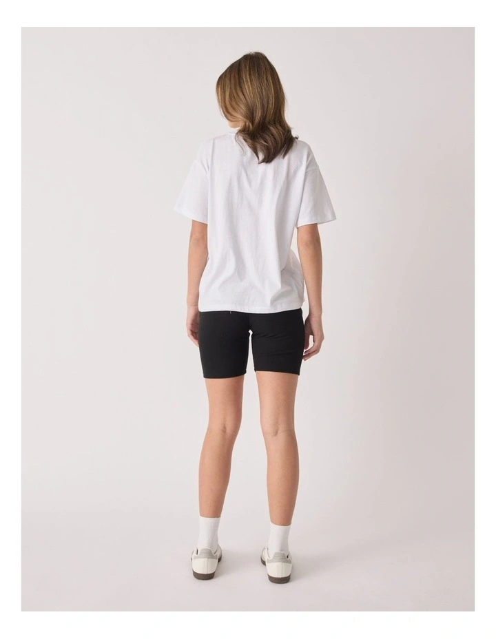 Decjuba Logo Tee in White image 2