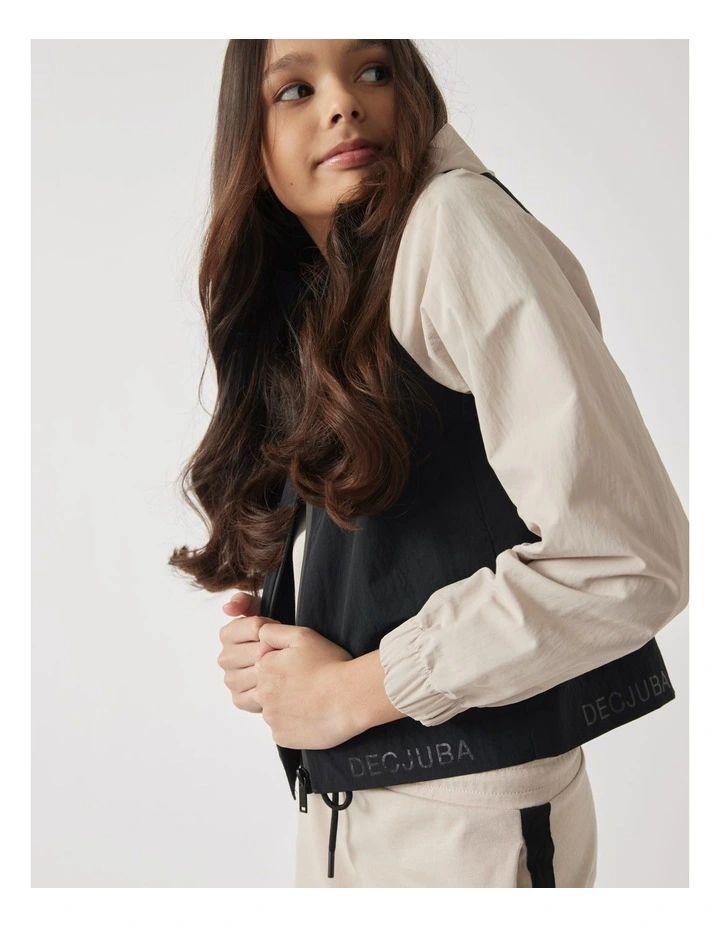 Raglan Spray Jacket in Black image 3