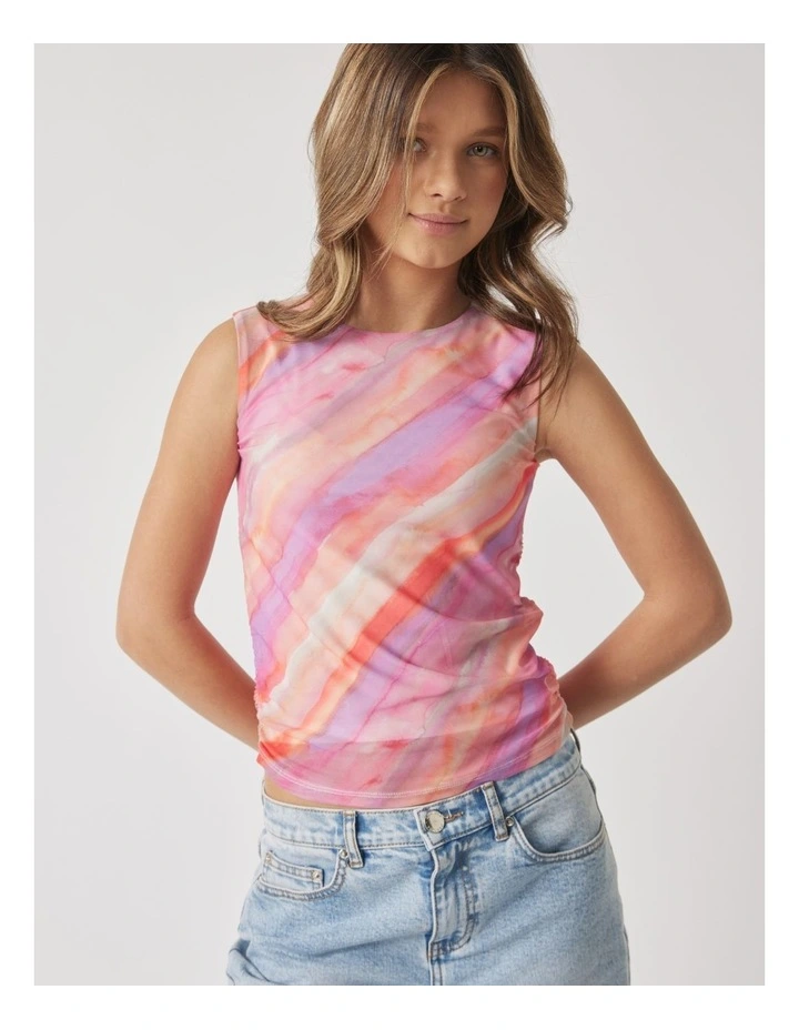 Nora Mesh Tank in Multi image 3