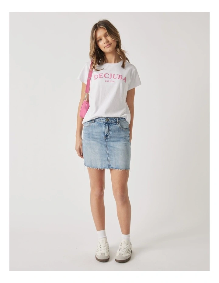 Heritage Tee in White image 1