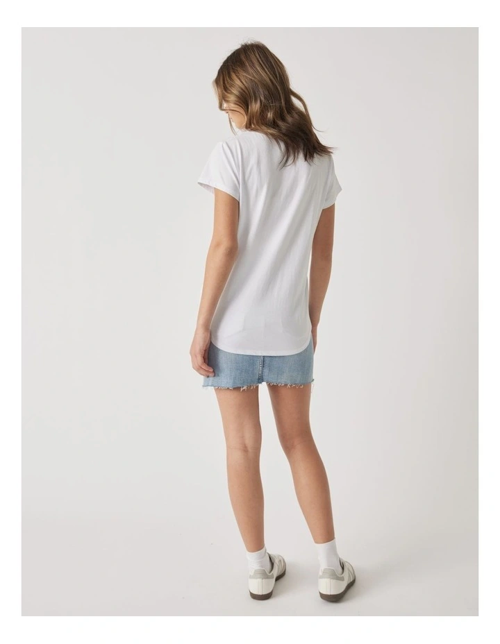 Heritage Tee in White image 2