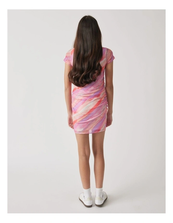 Nala Mesh Dress in Multi image 2