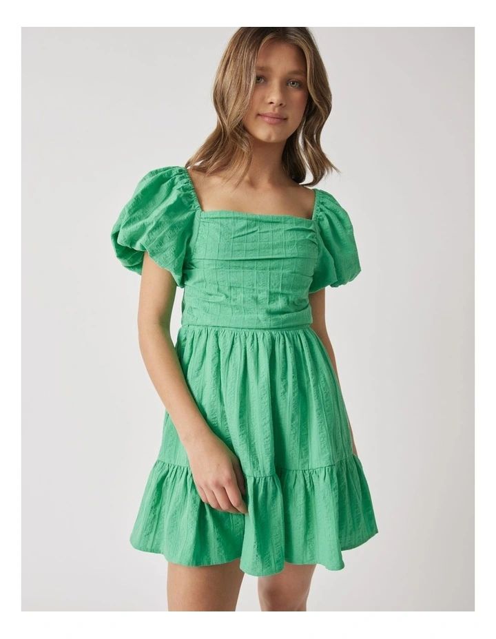 DECJUBA KIDS Melody Mini Dress in Tropical Green | MYER DECJUBA KIDS Melody Mini Dress in Tropical Green | MYER