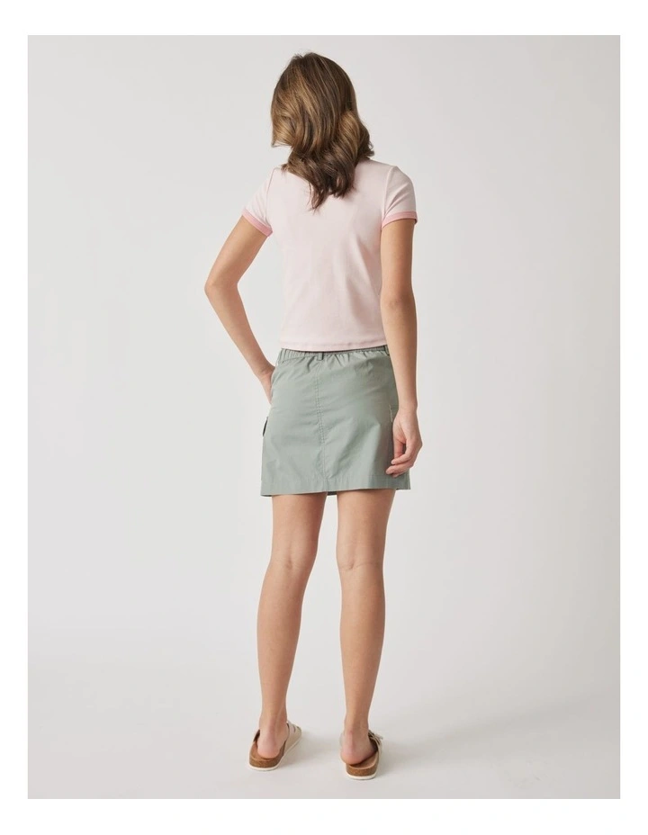 Vintage Cropped Tee in Pink image 2