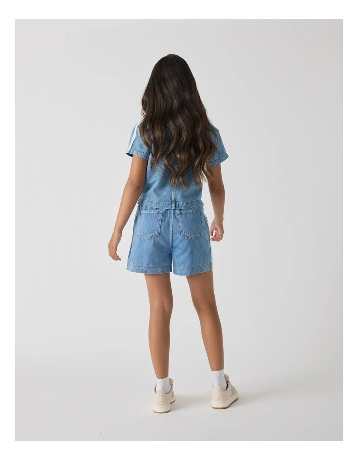 Brydie Denim Short in Siesta Blue image 2