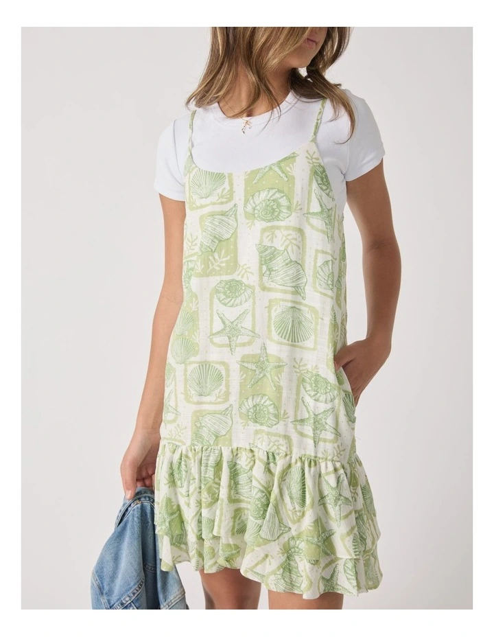 Ashley Tie Waist Dress (6-16 Years) in Multi image 3