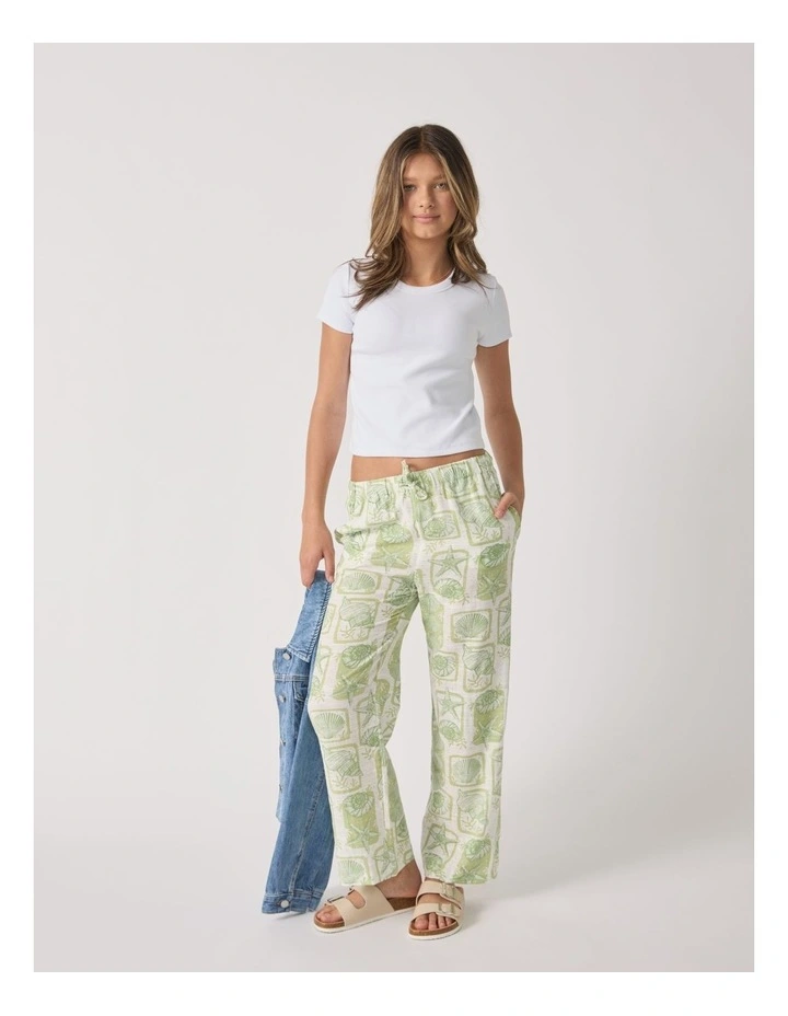 Polly Summer Pant in Green image 1