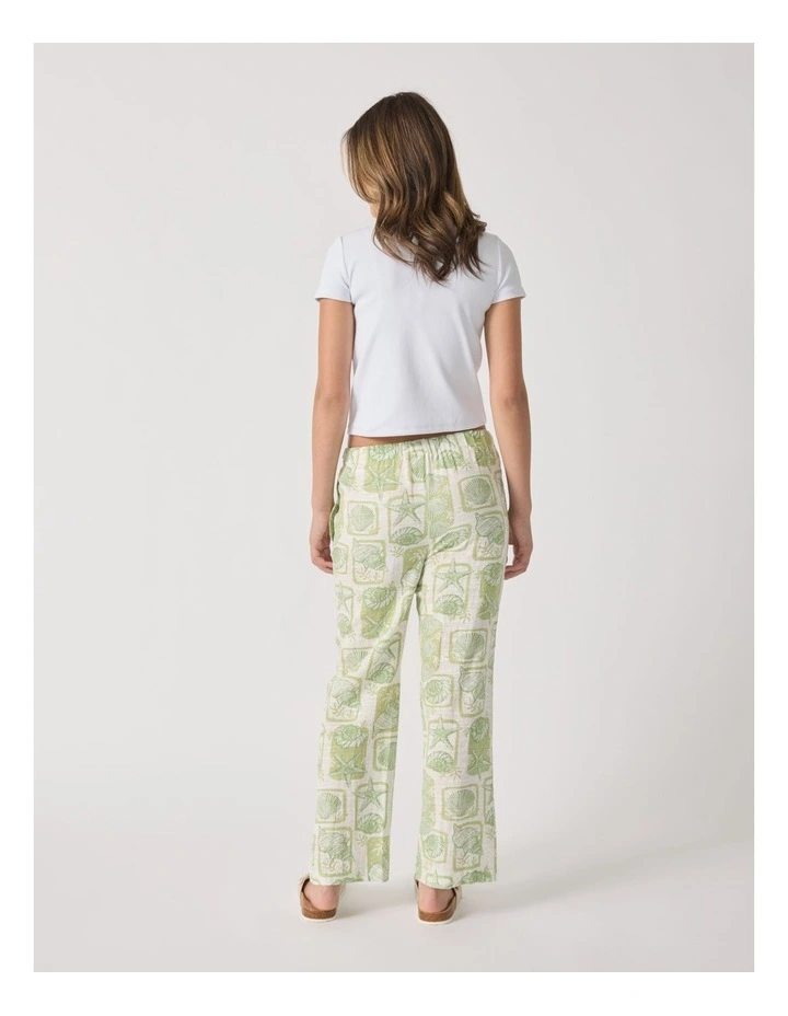 Polly Summer Pant in Green image 2