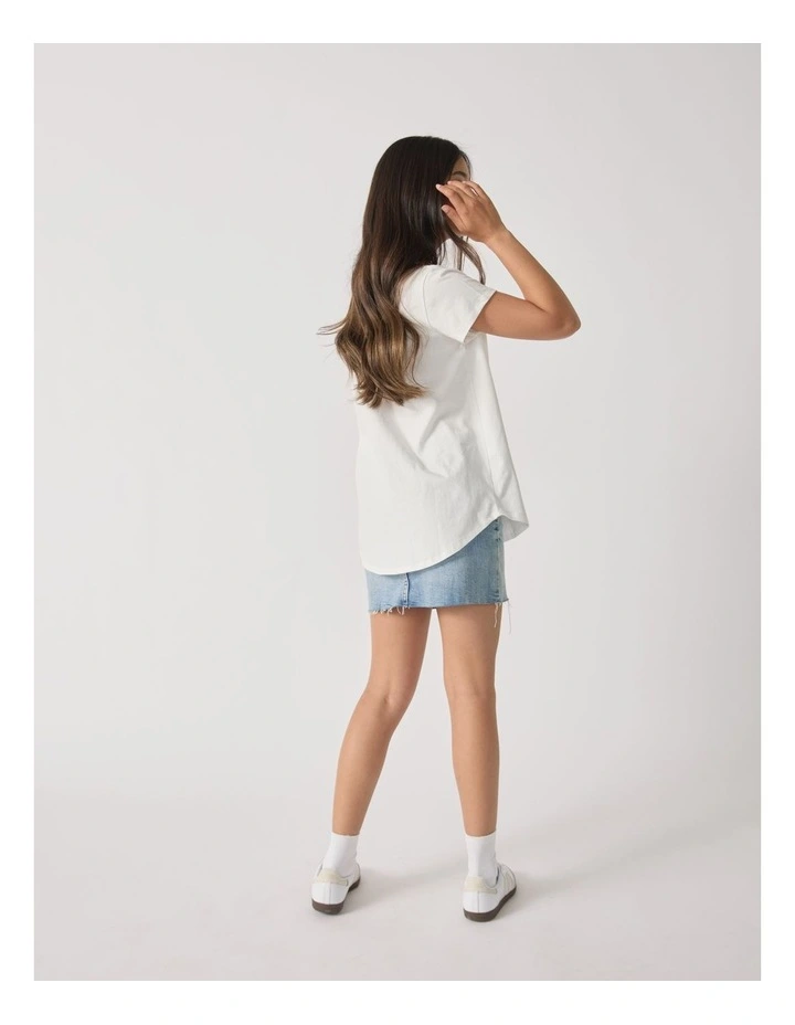 Seashell Tee in Vanilla image 2