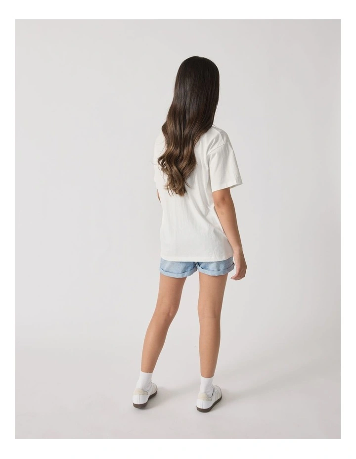 Brazil Oversized Tee in Vanilla image 2