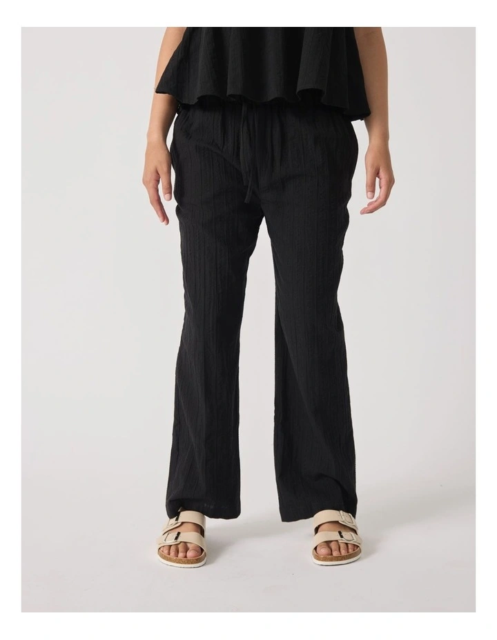 Polly Summer Pant in Black image 3