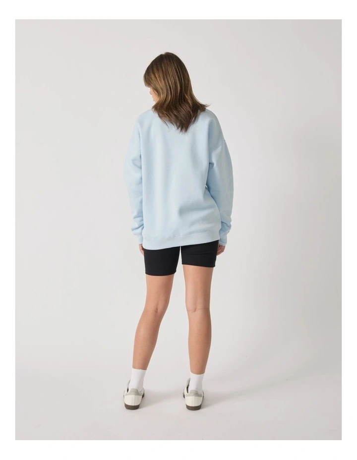 Logo 90s Crew Sweatshirt in Blue image 2