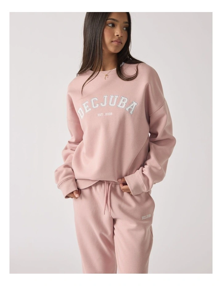 Applique Sweat in Pink image 1