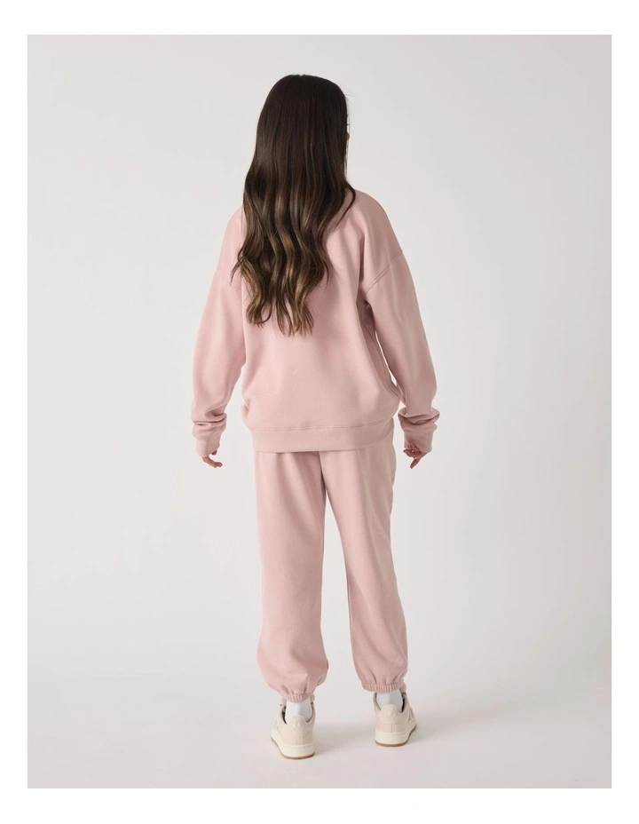 Applique Sweat in Pink image 2