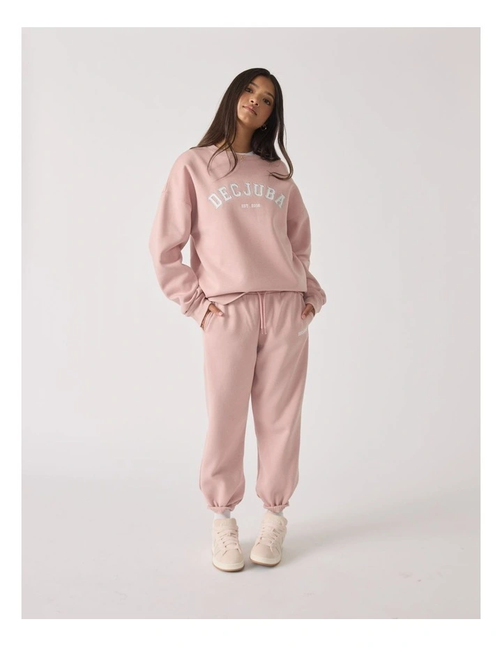 Applique Sweat in Pink image 3