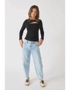 Skylar Knit Top in Black