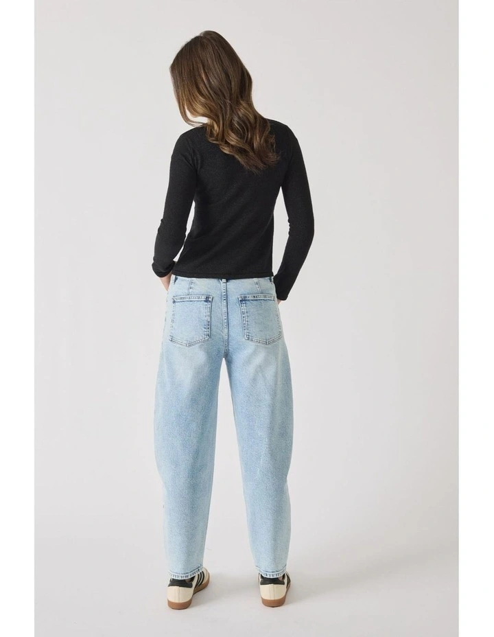 Skylar Knit Top in Black image 3