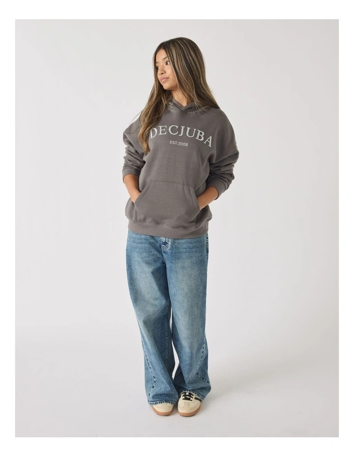 Logo 90s Hoodie in Grey image 1