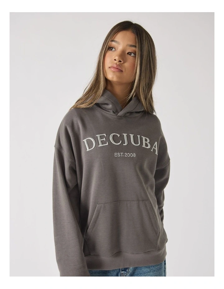 Logo 90s Hoodie in Grey image 2