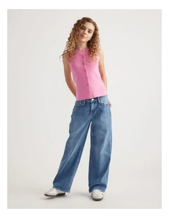 Gigi Baggy Fit Jeans in Long Beach Blue