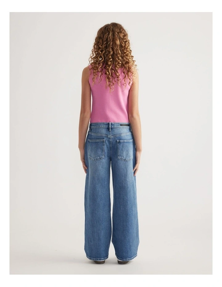 Gigi Baggy Fit Jeans in Long Beach Blue image 2