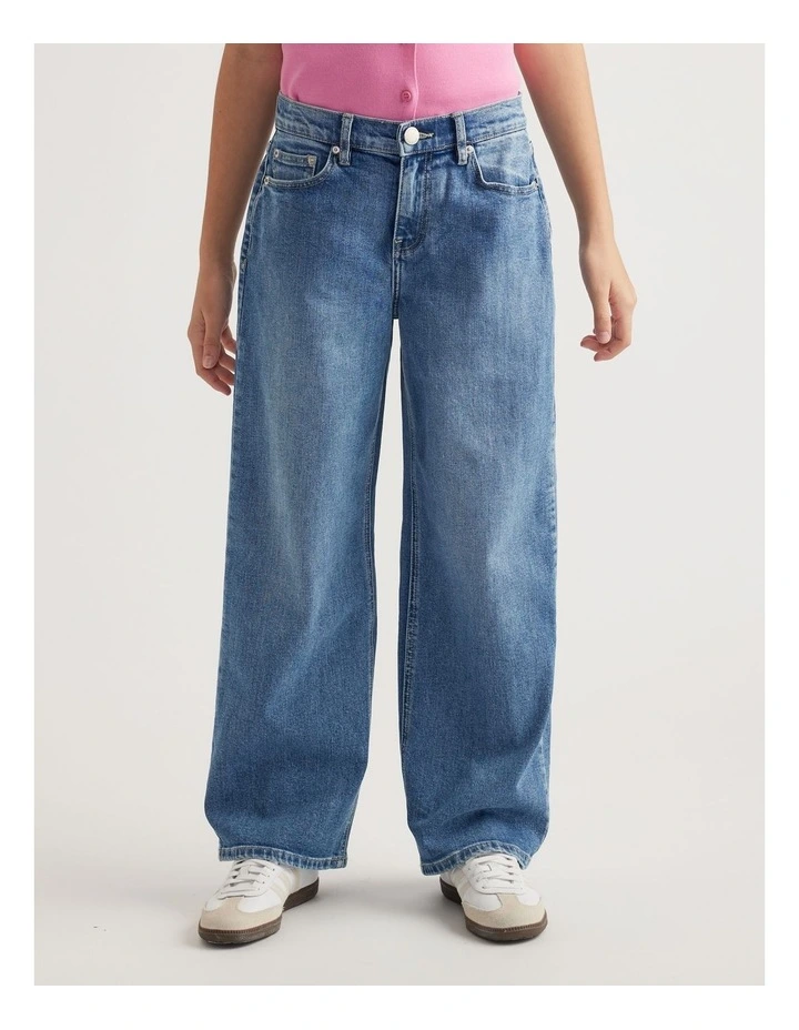 Gigi Baggy Fit Jeans in Long Beach Blue image 3