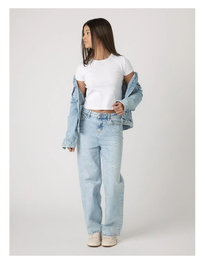 Girls Harper Crop Tee image 3