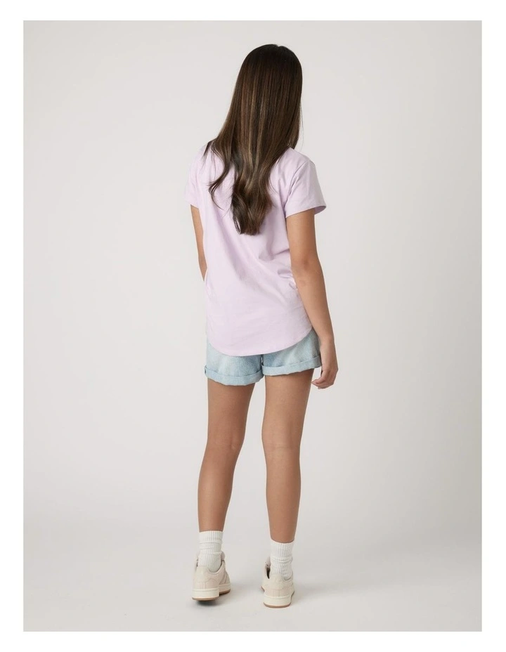 Decjuba Heritage Tee in Purple image 2