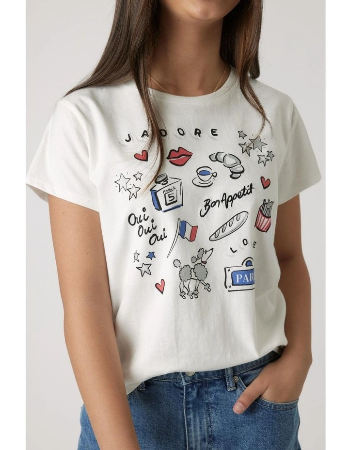 Girls Paris City Tee image 3