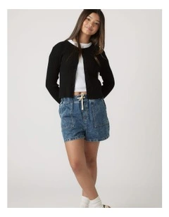 Mattie Pull On Shorts in Blue