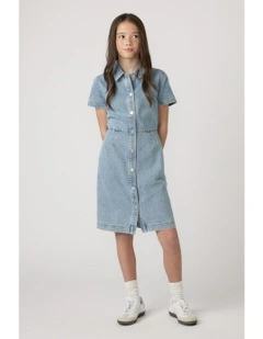 Girls Harriet Denim Dress