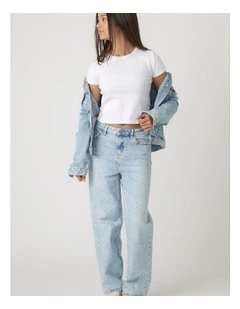 Hailey Embellished Jeans in Blue