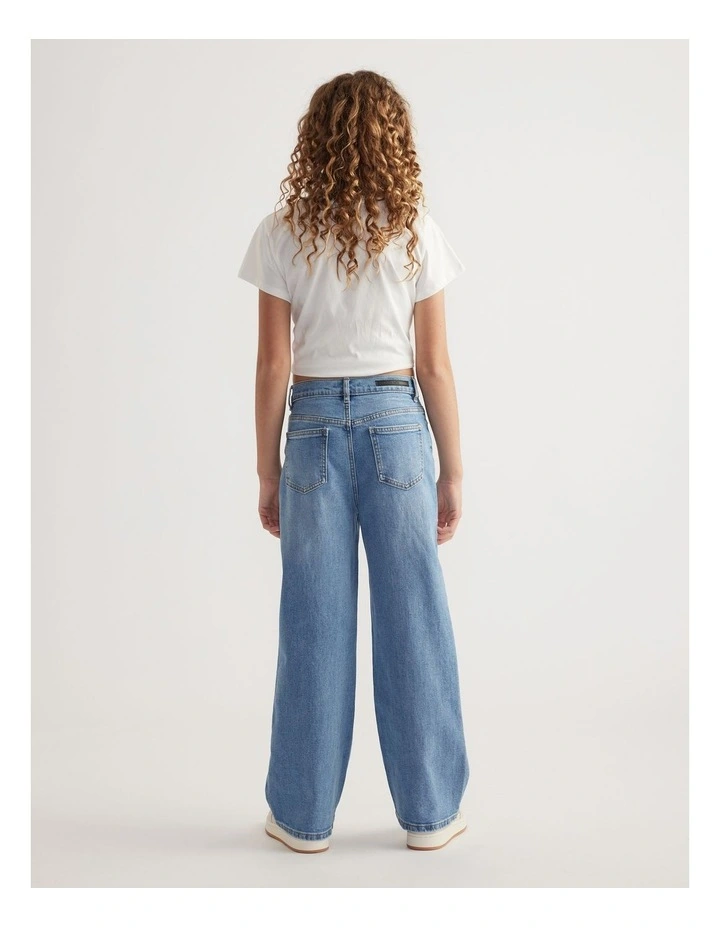 Hailey Extra Long Jean in Blue image 2