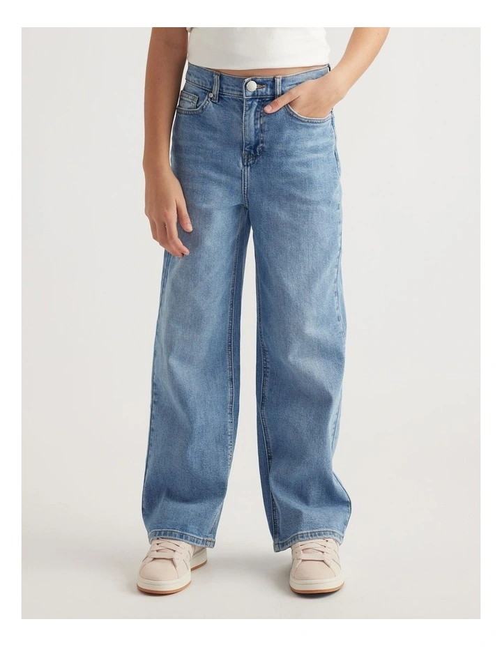 Hailey Extra Long Jean in Blue image 3