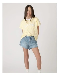 Heritage Tee in Yellow