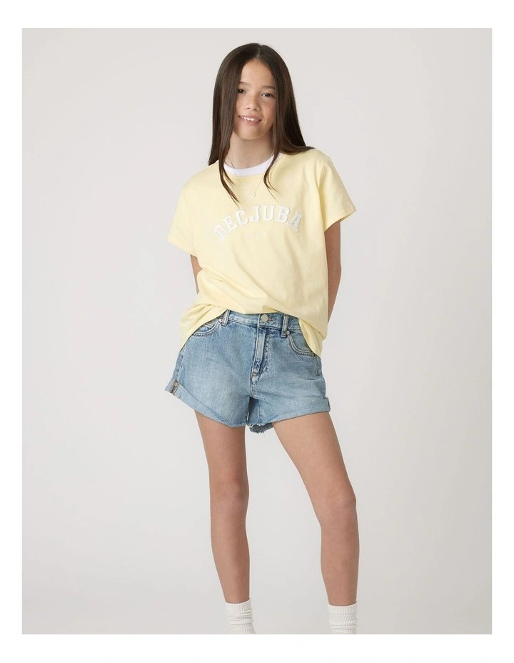 Heritage Tee in Yellow image 1