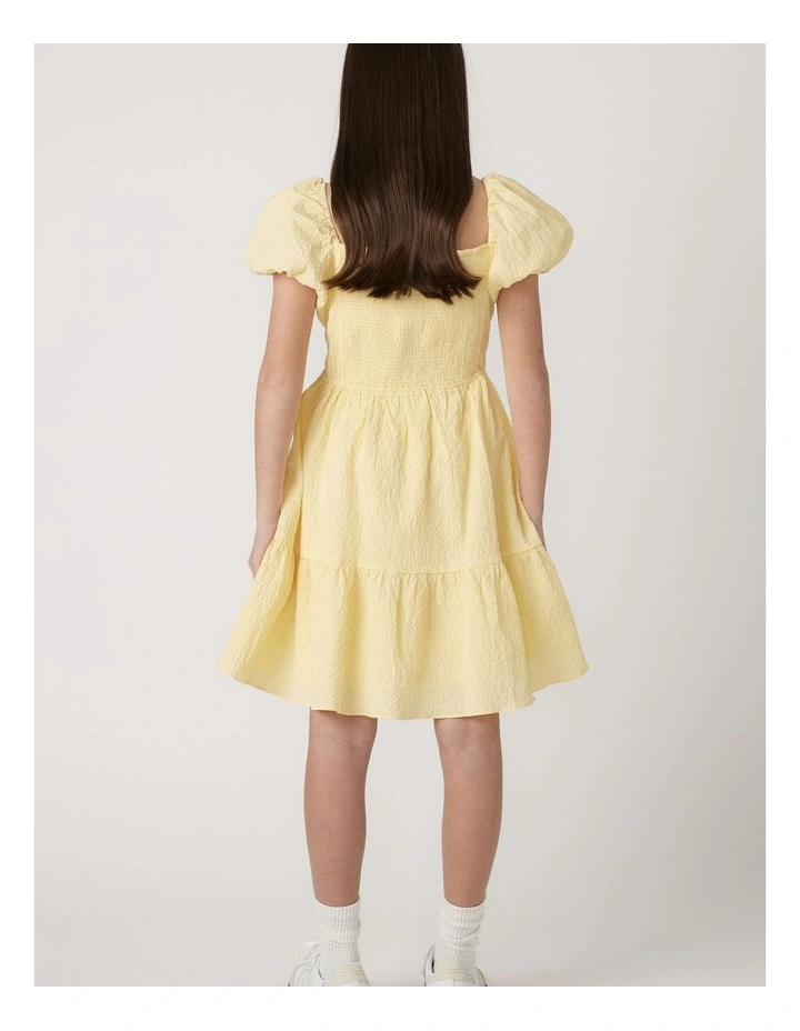 Girls Evie Textured Mini Dress image 2