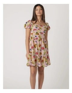Jasmine Mini Dress in Pink