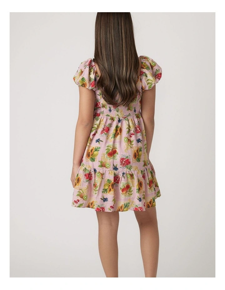 Jasmine Mini Dress in Pink image 2
