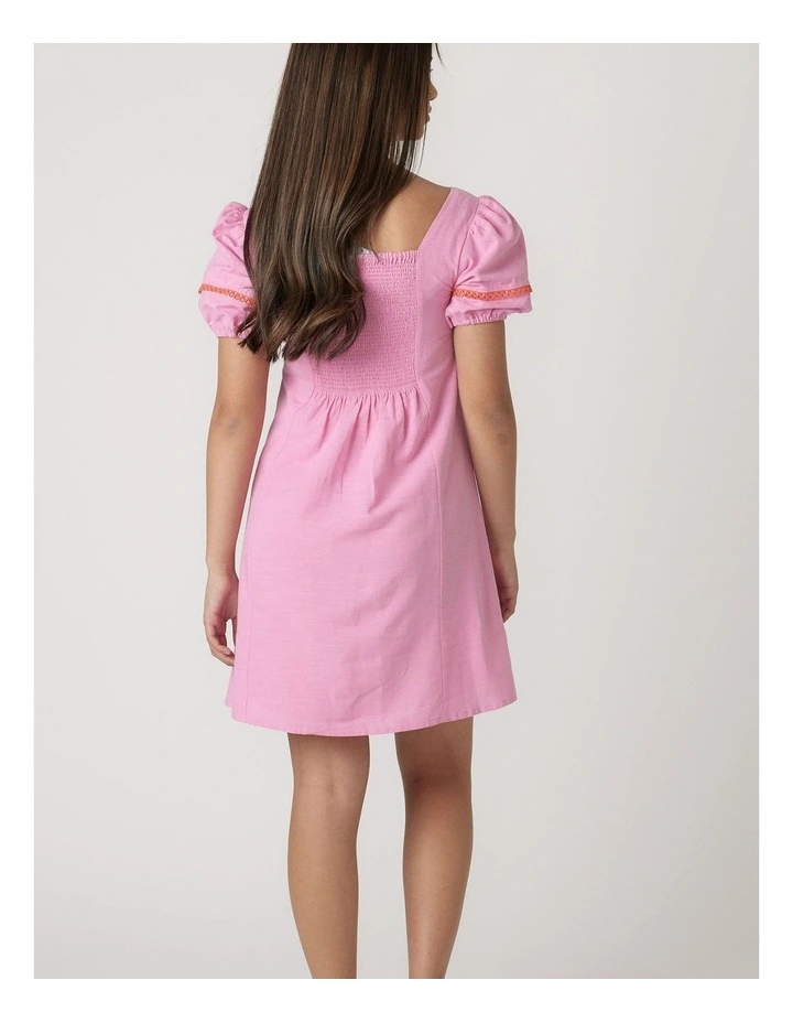 Imogen Mini Dress in Pink image 2