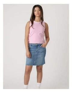 Harper Logo Tank in Pink