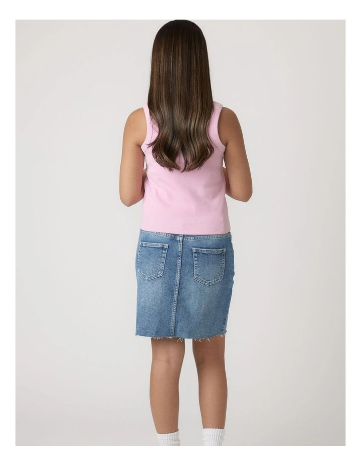 Harper Logo Tank in Pink image 2
