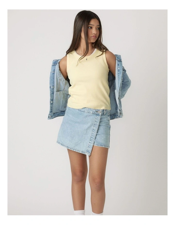 Harper Logo Tank in Yellow image 1
