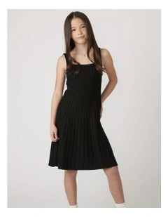 Phoebe Knit Dress in Black