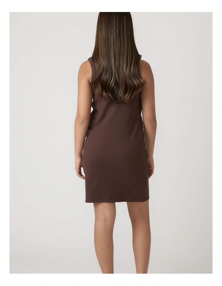 Harper Crystal Dress in Chocolate image 2