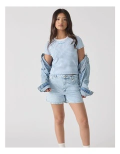 Anna Denim Short in Blue